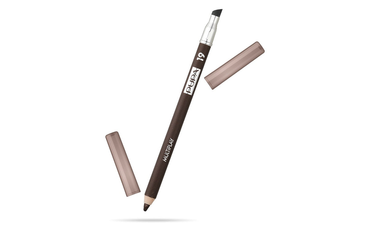 Pupa, Multiplay, Double-Ended, Eyeshadow & Kajal Eyeliner 2-In-1, 19, Dark Earth, 1.2 g *Tester - Feel You