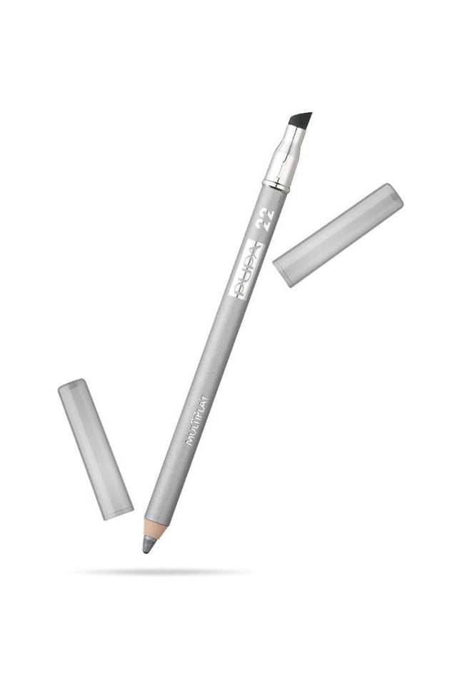 Pupa, Multiplay, Double-Ended, Eyeshadow & Kajal Eyeliner 2-In-1, 22, Pure Silver, 1.2 g *Tester - Feel You