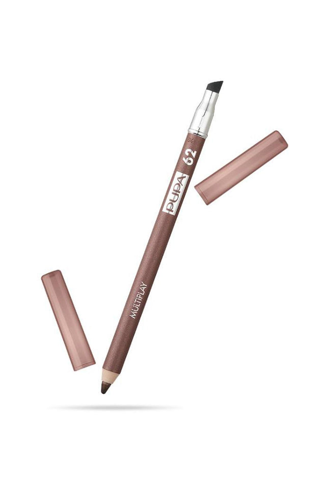 Pupa, Multiplay, Double-Ended, Eyeshadow & Kajal Eyeliner 2-In-1, 62, Golden Brown, 1.2 g *Tester - Feel You