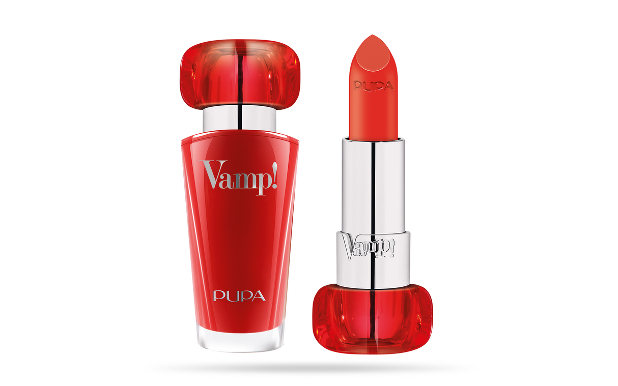 Pupa, Vamp!, Paraben-Free, Volume, Cream Lipstick, 306, Outstanding Orange, 3.5 g - Feel You