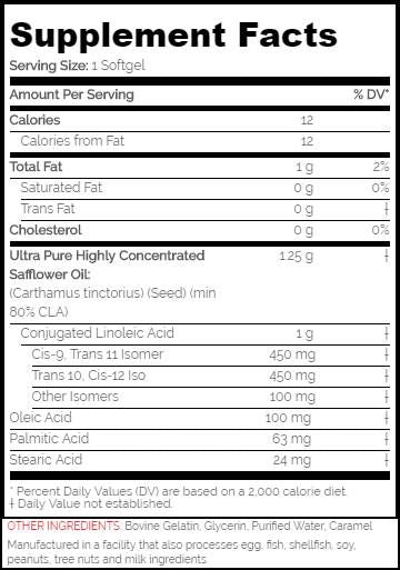 Pure CLA 1250 - 90 Гел капсули - Feel You