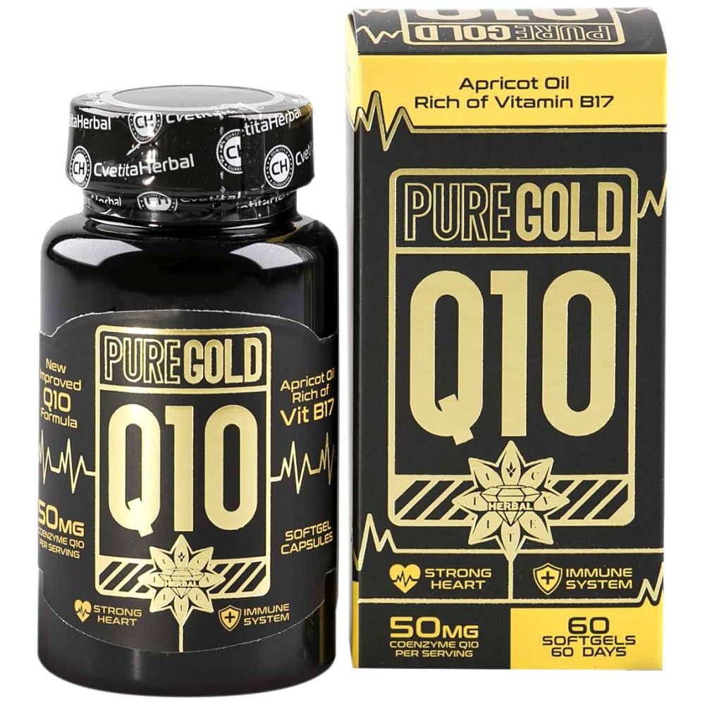 Pure Gold Q10 - 60 капсули - Feel You