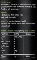 Pure Marine Collagen 450 mg - 150 капсули - Feel You