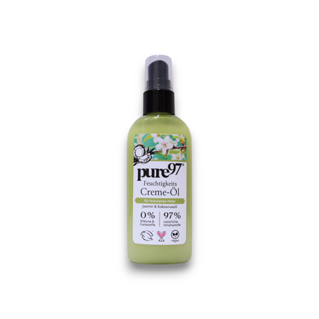Pure97, Jasmin & Kokosnuss, Hair Cream Treatment, For Heat Protectant, 100 ml - Feel You