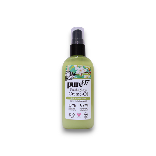 Pure97, Jasmin & Kokosnuss, Hair Cream Treatment, For Heat Protectant, 100 ml - Feel You