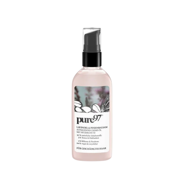 Pure97, Lavendel & Pinien, Hair Cream Treatment, For Heat Protectant, 100 ml - Feel You
