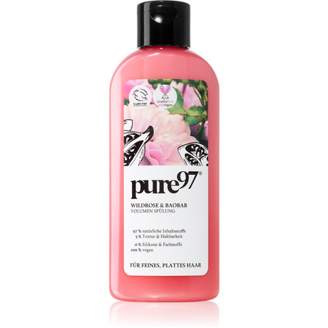 Pure97, Rose & Baobab, Hair Conditioner, For Volume, 200 ml - Feel You