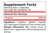 L-ARGININE 1000 mg - 100 капсули