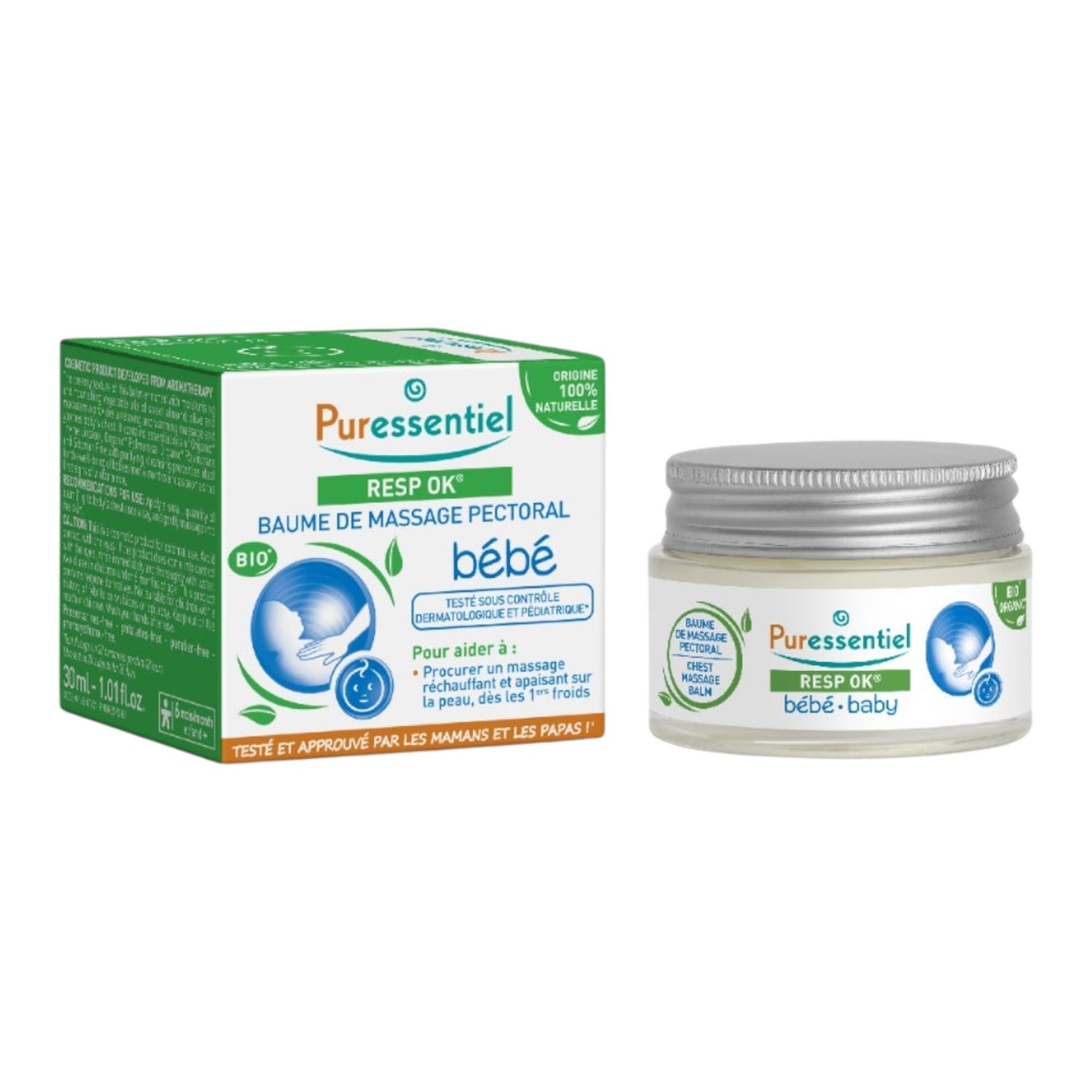 Puressentiel, Baby - Resp OK, Natural Ingredients, Body Balm, For Pectoral Area, 30 ml - Feel You