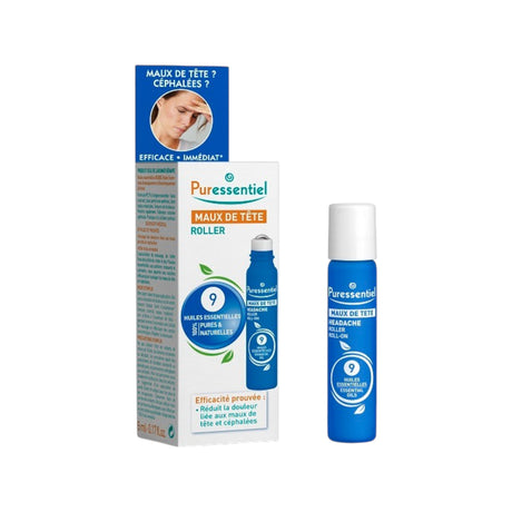 Puressentiel, Roller, Essential Oils, Pain Relief, For Headache, Roll-On Body Oil, For Head, 5 ml - Feel You