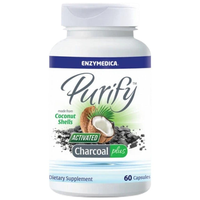 Purify Activated Charcoal Plus - 60 капсули - Feel You