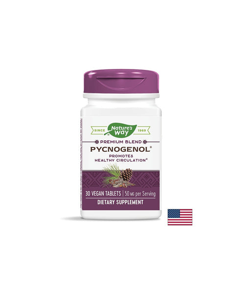 Pycnogenol® / Пикногенол® 50 mg х 30 таблетки Nature’s Way - Feel You