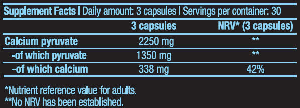 Pyruvate 750 mg / 90 caps - Feel You