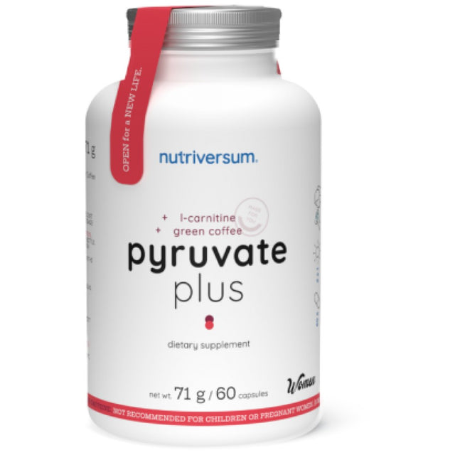 Pyruvate Plus | with L-Carnitine & Green Coffee Bean - 60 капсули - Feel You