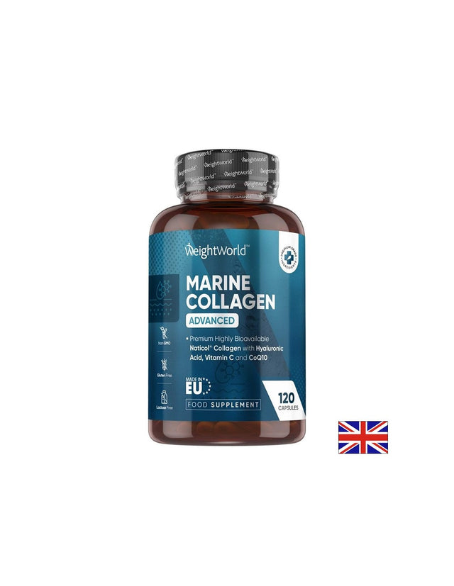 Млада кожа - Здрави стави - Хидролизиран морски колаген, витамин С, хиалуронова киселина, цинк и коензим Q10, 120 капсули - Feel You