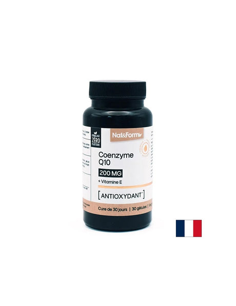 Енергия и здраво сърце - Коензим Q10 200 mg + Витамин Е 1.8 mg, 30 капсули - Feel You