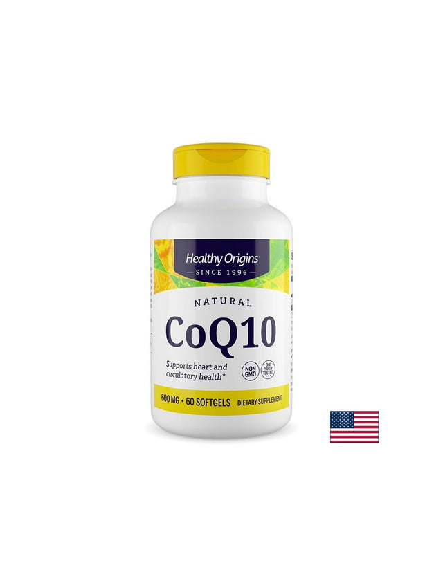 Коензим Q10 – Сърдечно-съдово здраве и клетъчна енергия, 600 mg, 60 софтгел капсули - Feel You