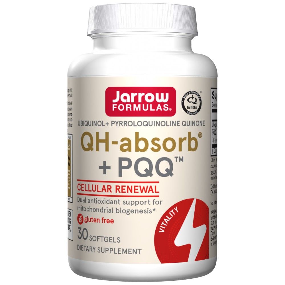 QH + PQQ (ubiquinol + pyrroloquinoline quinone) - 60 Гел капсули - Feel You