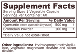 QUERCETIN and BROMELAIN - 60 Vegetable Capsules