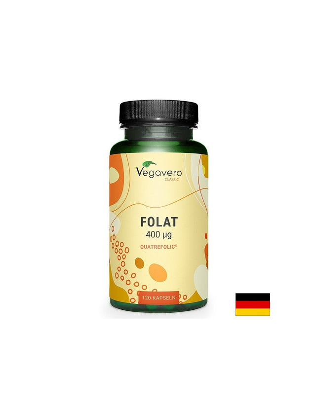 Фолиева киселина Quatrefolic (метил фолат), 120 капсули - Feel You