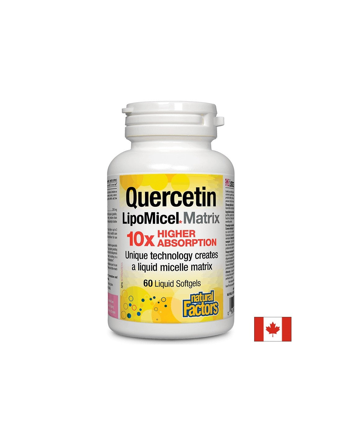 Quercetin 250 mg LipoMicel Matrix - 60 Гел капсули - Feel You