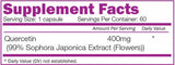 Quercetin 400 mg 60 капсули - Feel You