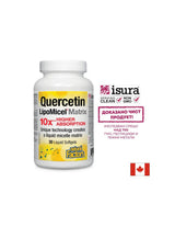 Quercetin LipoMicel Matrix 10 X Higher Absorption / Кверцетин, 250 mg, 30 софтгел капсули Natural Factors - Feel You