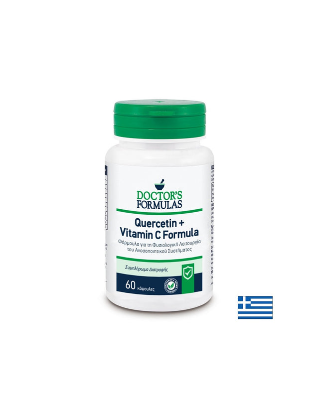 Кверцетин + Витамин С - Quercetin + Vitamin C Formula, 60 V капсули Doctor’s Formulas - Feel You