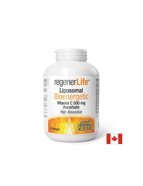 Rеgener Life™ Liposomal Vitamin C 500 mg - 120 Гел капсули - Feel You
