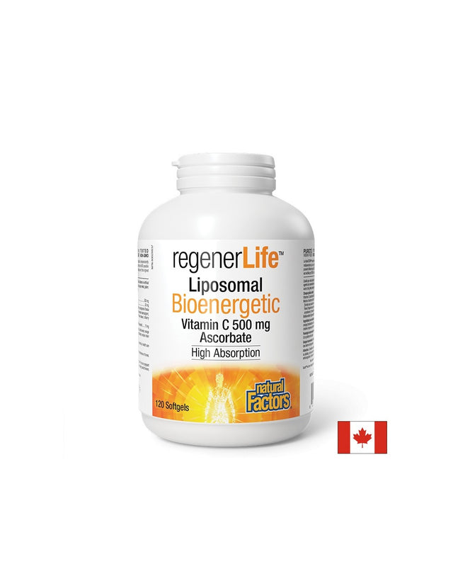 Rеgener Life™ Liposomal Vitamin C 500 mg - 120 Гел капсули - Feel You