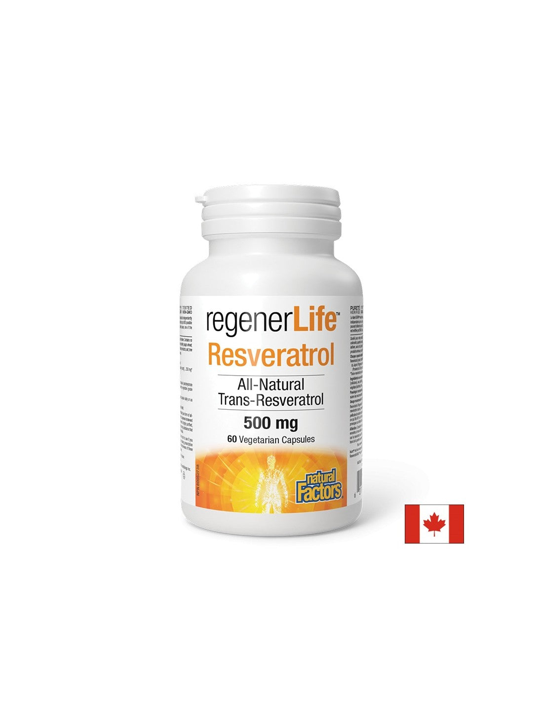 Rеgener Life™ Resveratrol 500 mg - 60 капсули - Feel You