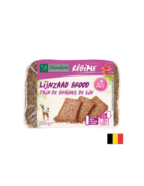 Протеинов (нисковъглехидратен) хляб Régime с ленено семе, 250 g - Feel You