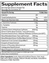 R1 Burn Powder | with Forskohlii, Grains of Paradise & Caffeine Matrix - 210 грама - Feel You