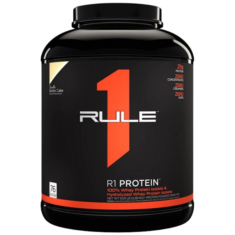 R1 Protein | 100% Whey Isolate & Whey Hydrolysate - 2196-2280 грама - Feel You