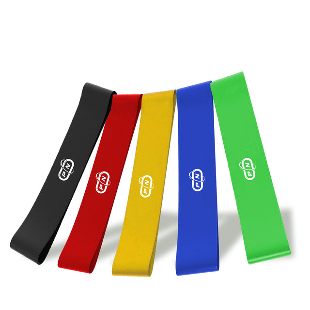 КОМПЛЕКТ ТРЕНИРОВЪЧНИ ЛАСТИЦИ - RESISTANCE LOOP SET - 5 pcs - Feel You