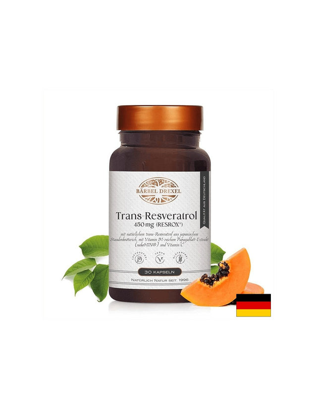 Транс-ресвератрол RESROX® – сърце и кръвоносни съдове - Антиейджинг и кардиопротективна формула, 450 mg, 30 капсули - Feel You