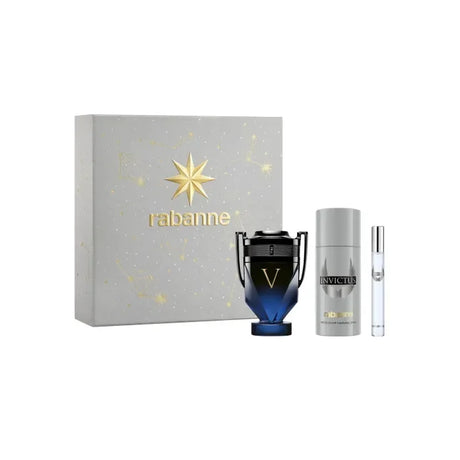 Rabanne Invictus Victory Elixir Eau De Perfume Spray 100ml Set 3 Pieces - Feel You