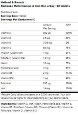 Radiance Multivitamins & Iron | One a Day - 60 Таблетки - Feel You