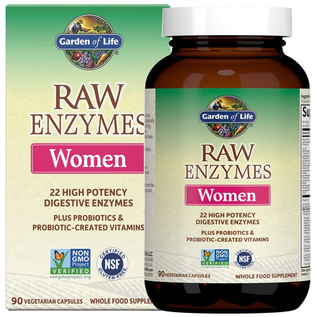 Raw Enzymes Women - 90 капсули - Feel You