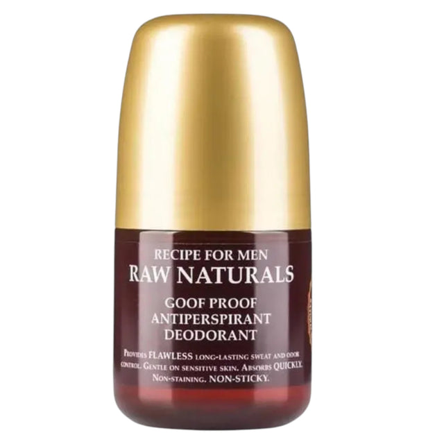 Raw Naturals, Goof Proof, Anti-Irritation, Antiperspirant, For Men, 60 ml - Feel You