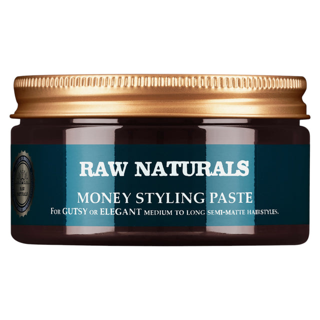 Raw Naturals, Money Styling, Paraben-Free, Hair Styling Paste, Firm Hold, Medium to high, Hair, 100 ml - Feel You