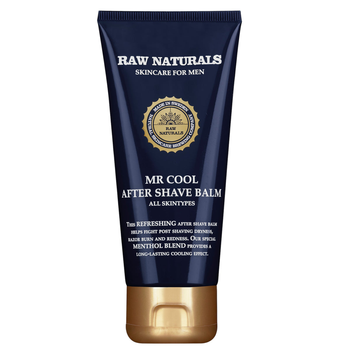 Raw Naturals, Mr.Cool, 100% vegan, Refreshing, After-Shave Balm, 100 ml - Feel You
