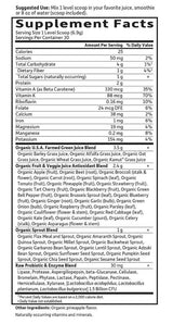 Raw Organic Perfect Food | Green Superfood - Original - 207 грама - Feel You