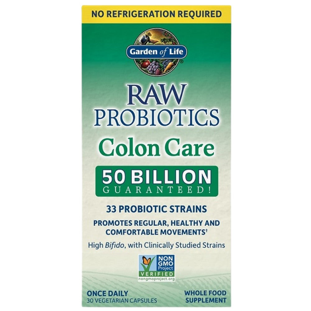 Raw Probiotics | Colon Care - 30 капсули - Feel You