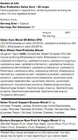 Raw Probiotics | Colon Care - 30 капсули - Feel You