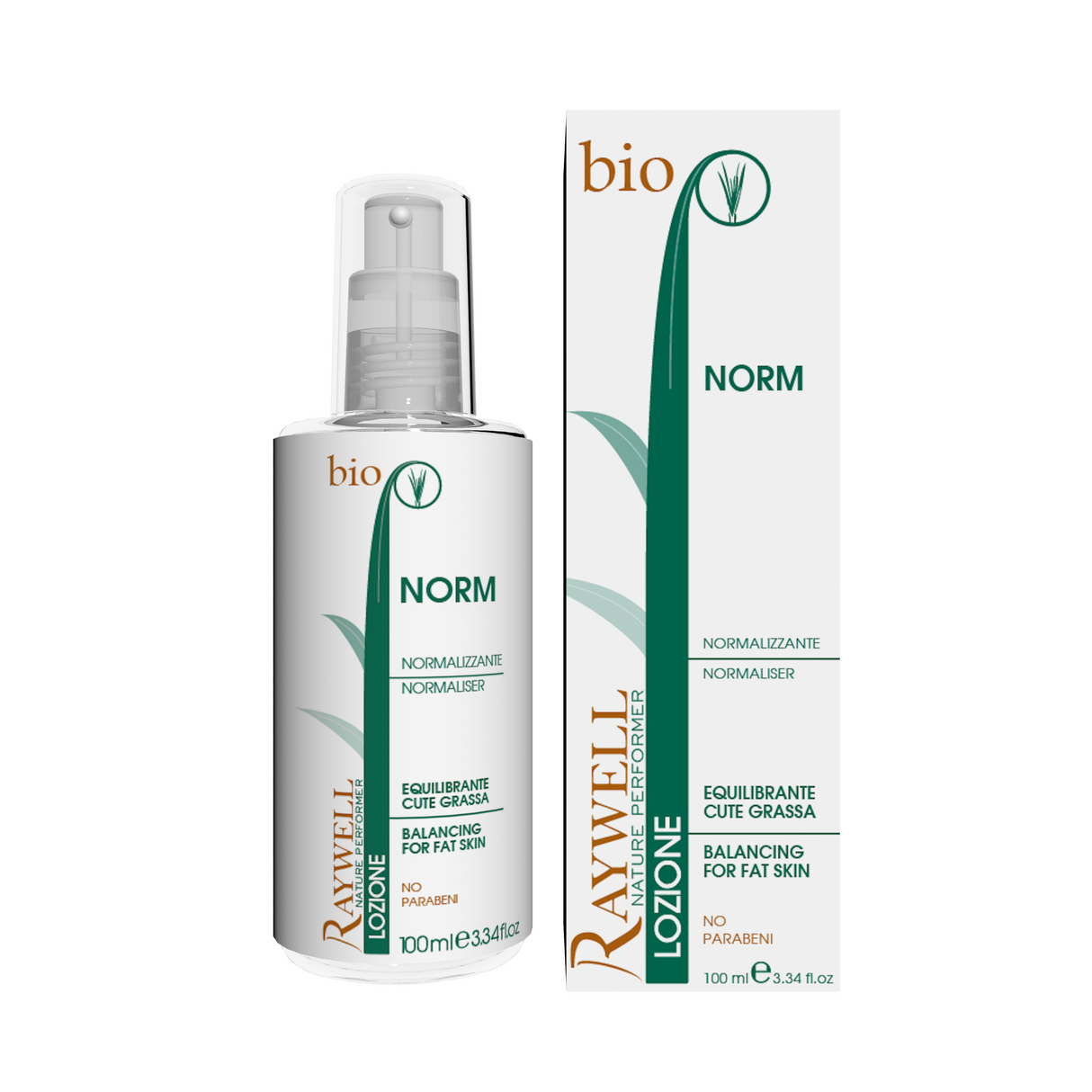 Raywell, Bio Nature, Hair Lotion Treatment, For Regulation Of Excessive Sebum, 100 ml - Feel You