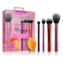 Real Techniques - Everyday Essentials - Set of cosmetic brushes for face and eyes - Feel You