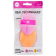 Real Techniques - Miracle 2-In-1 Powder Puff Duo - 2.0ks - Feel You