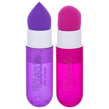 Real Techniques - Sponges Miracle Remedy (2 pcs) - Multipurpose applicators in travel design - Feel You