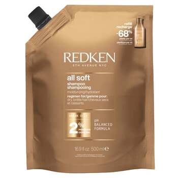 Redken - All Soft Shampoo Refill - Náplň šamponu pro suché vlasy - 500ml - Feel You